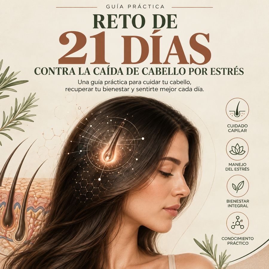 Reto de 21 Días Contra la Caída de Cabello por Estrés